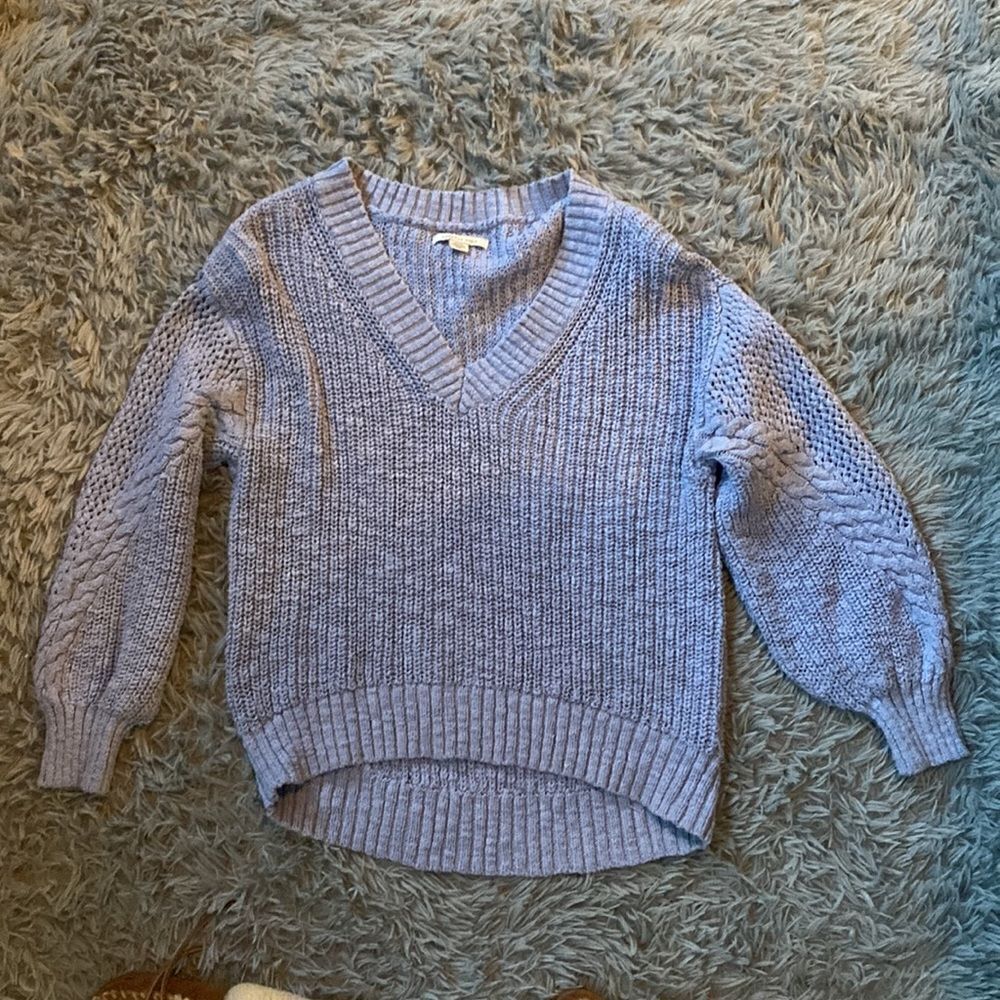 AEO V-neck Knit Sweater - Picture 2 of 5
